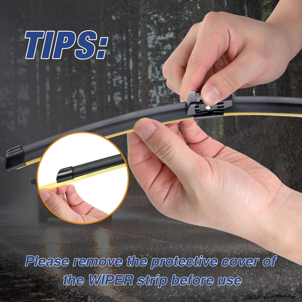 22 Windshield Wiper Blades Replacement for VW Beetle 2012-2018 (2-Pack)"