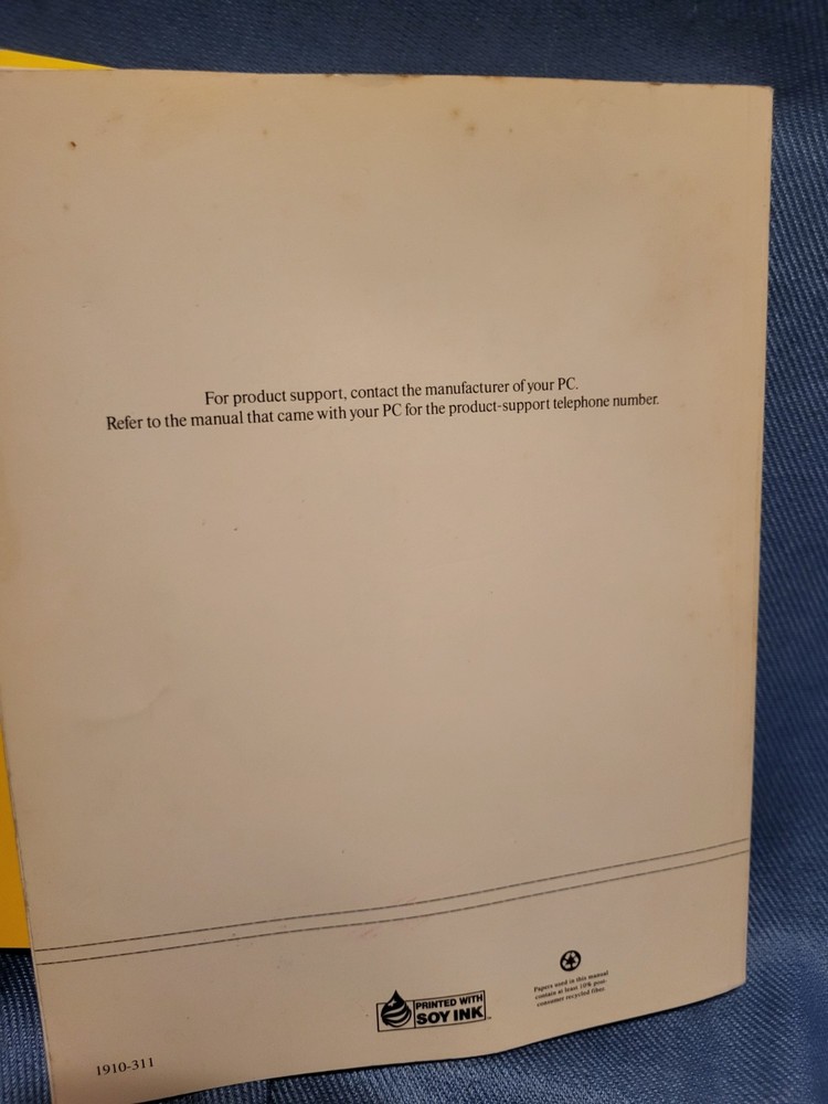 1993 Microsoft Windows Version 3.1 Operating System Users Guide Manual