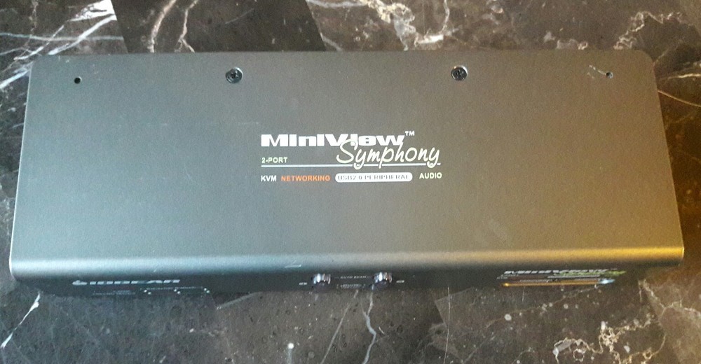 IOGEAR 2-Port MiniView Symphony Multi-function KVM Switch Master View 2 Port USB