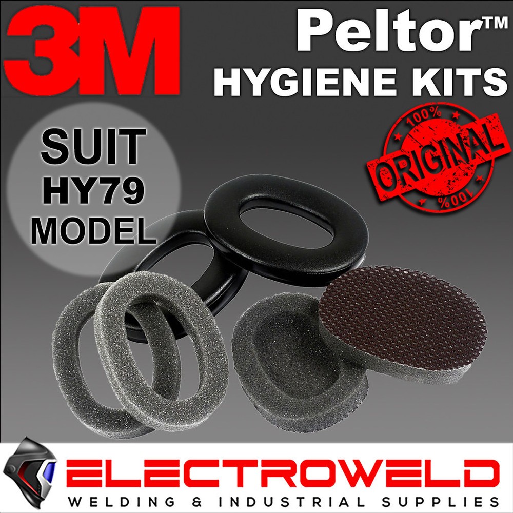 3M PELTOR Earmuff Hygiene Kit ProTac Procom LiteCom Ear Replacement Pads HY79
