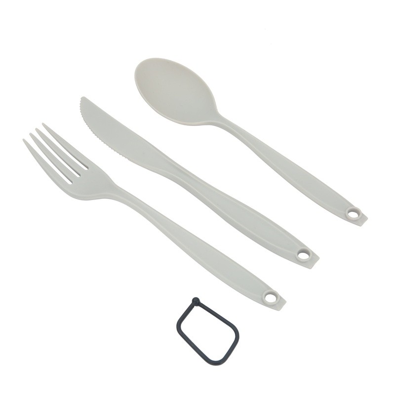 Camping Flatware Set 3 Piece Spoon Fork Knife Lightweight Durable Reusable New
