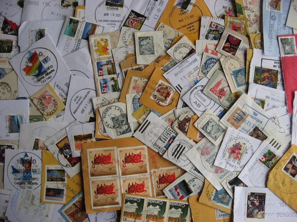 Canada 100 AB Alberta cancels mixture (duplicates, mixed condition)