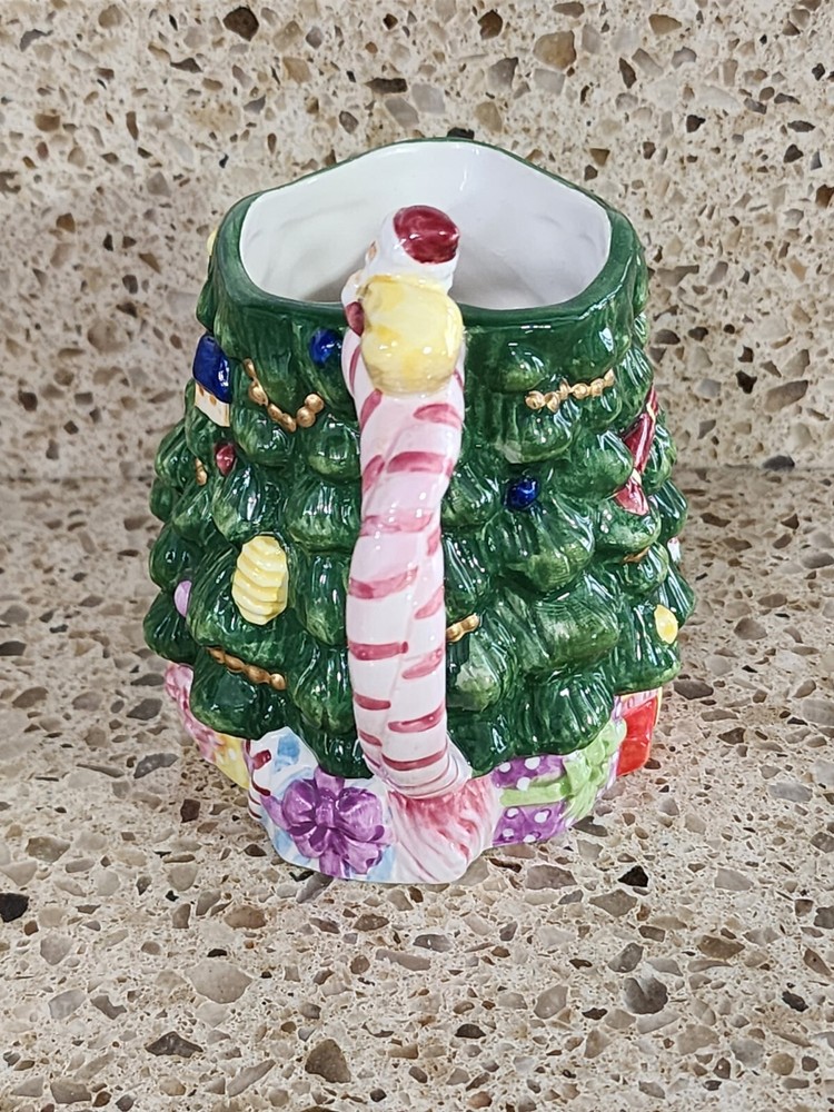 Spode Christmas Figural Tree Hand Painted Creamer 5"