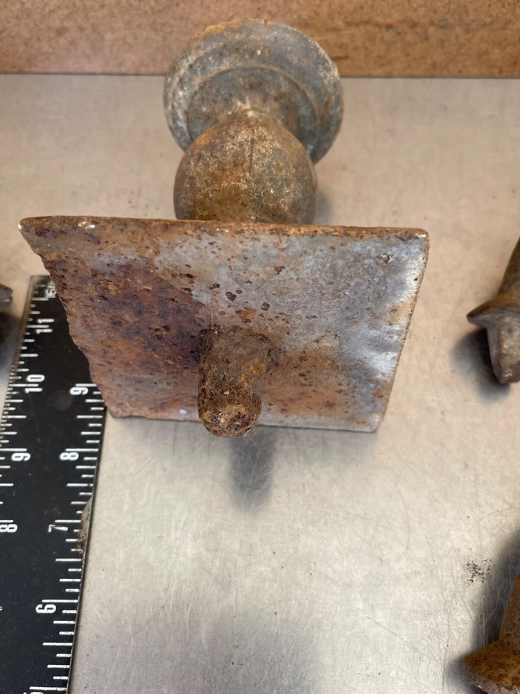 Antique Blacksmith Smith Forge Stake Dog & Clamp Forming Tool