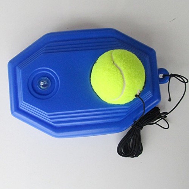 Rebound Tennis Ball Rope Baseboard Racket Trainer Device Indoor Training Tool