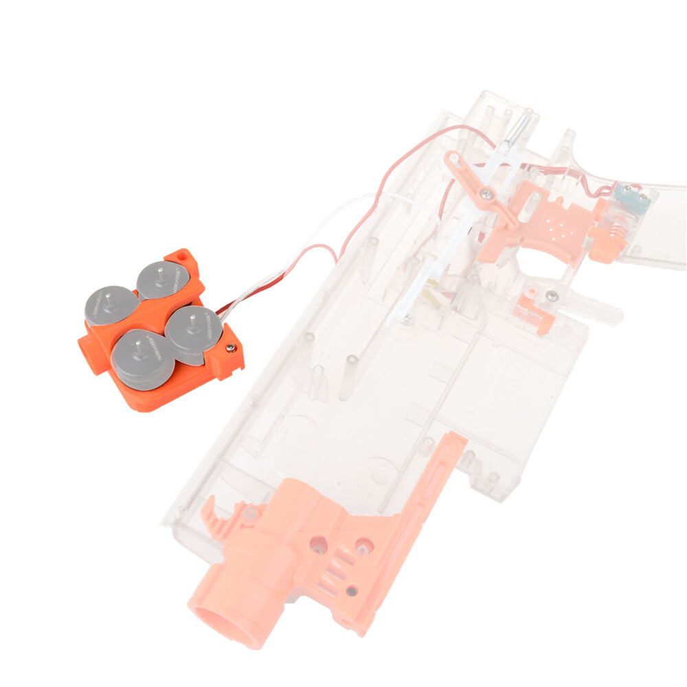 Workermod 4 Flywheels Cage Orange3D Print for Swordfish