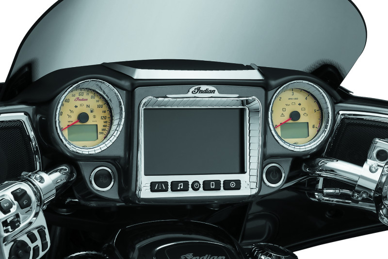 Kuryakyn Stereo Fits Accent Chrome