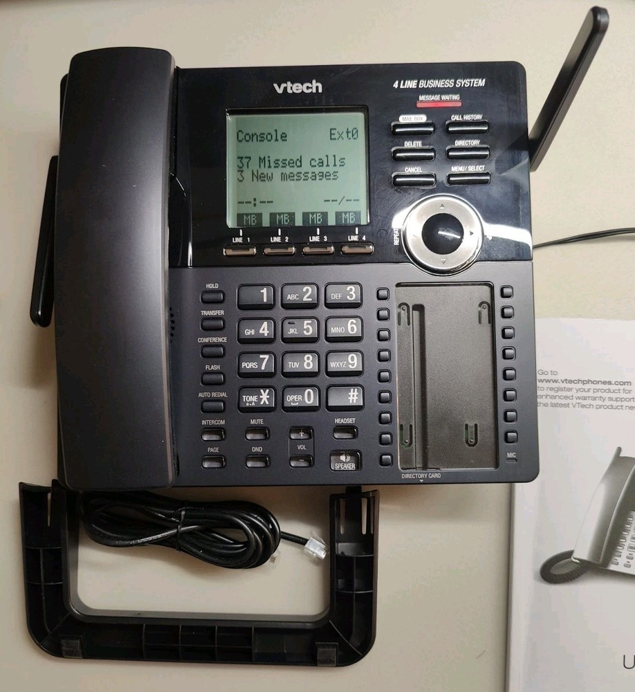VTech AM18447 Business Office Phone System Main Console