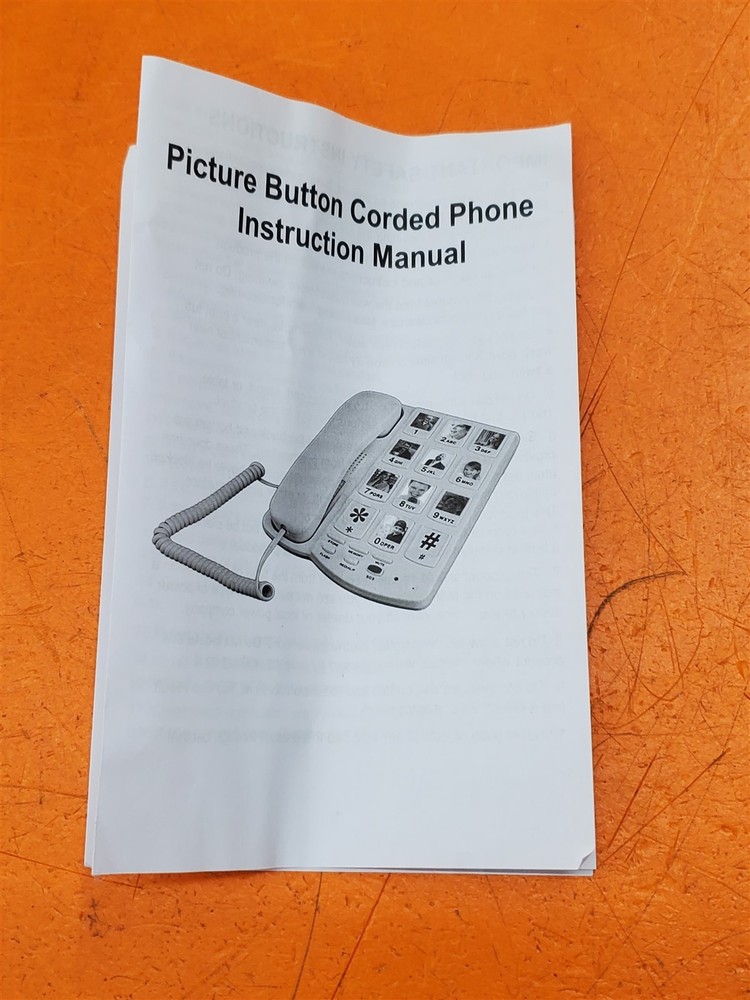 ⭐️⭐️⭐️⭐️⭐️ Big Button Phone w Extra Loud Ringer
