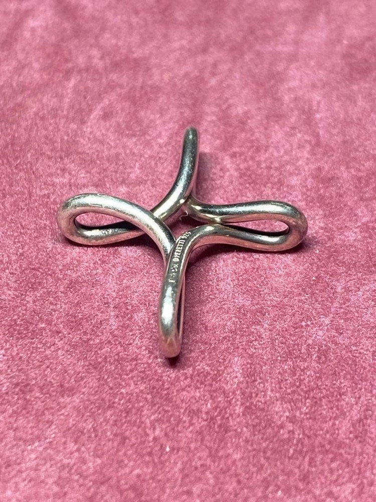Cross-shaped necklace component, Tiffany & Co. Infinity Cross