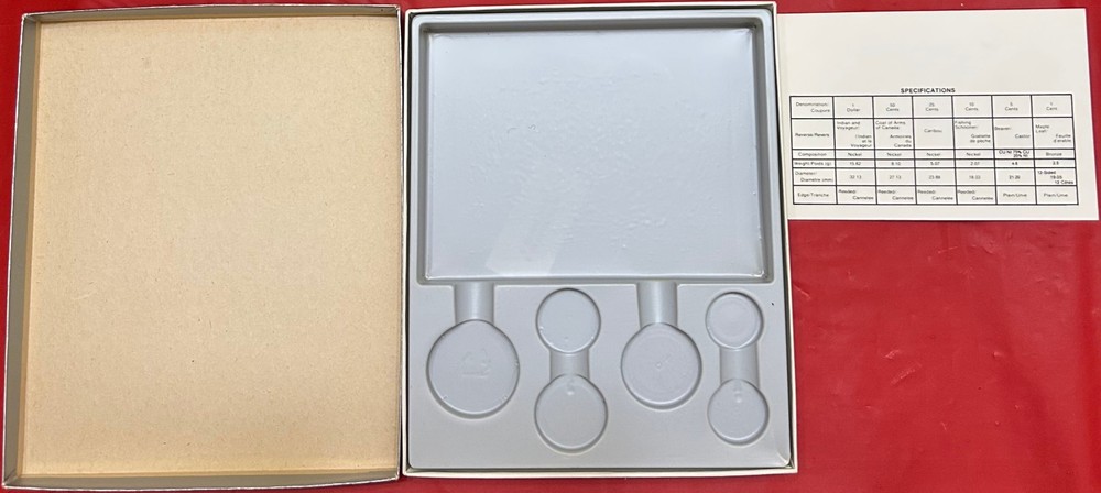 1983 Canada Specimen Set Plus COA & Box