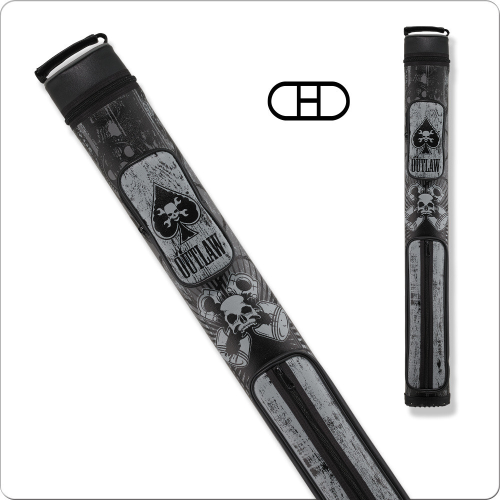 Outlaw OLB22H 2x2 Hard Pool Cue Case - Piston