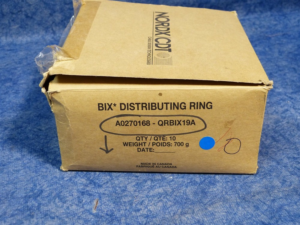 BIX Cable Duct Ring Manager, QRBIX19A - 10 Pack G83