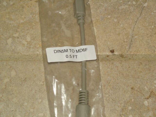 DIN5M to MD6F 0.5 FEET