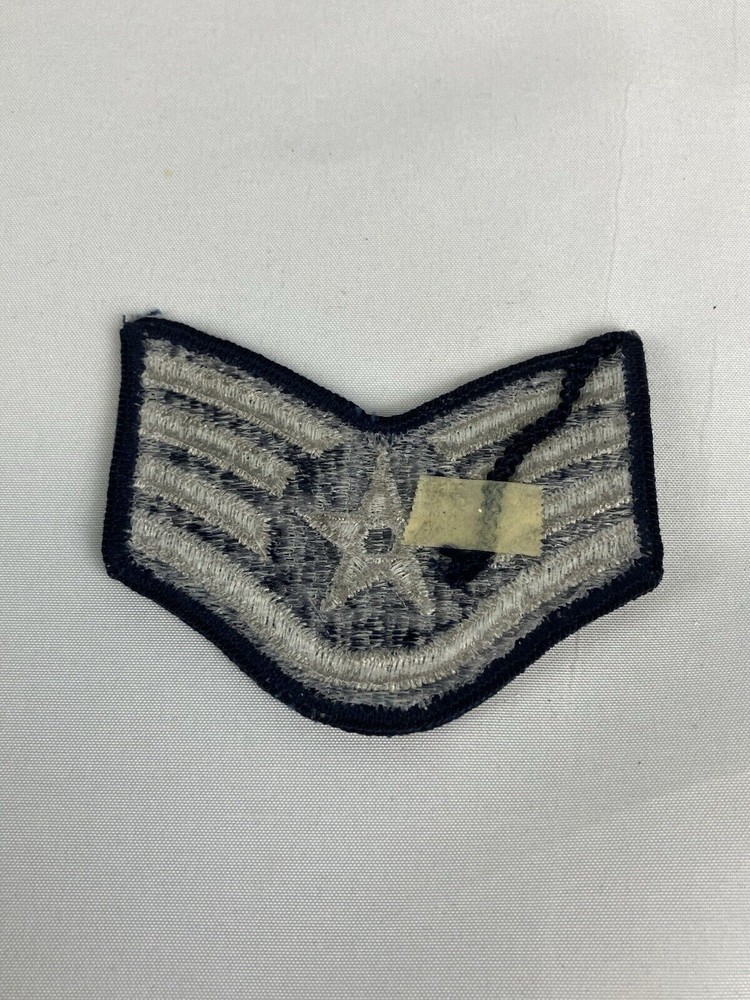 US Air Force Rank Insignia Staff Sergeant Patch 3" NOS