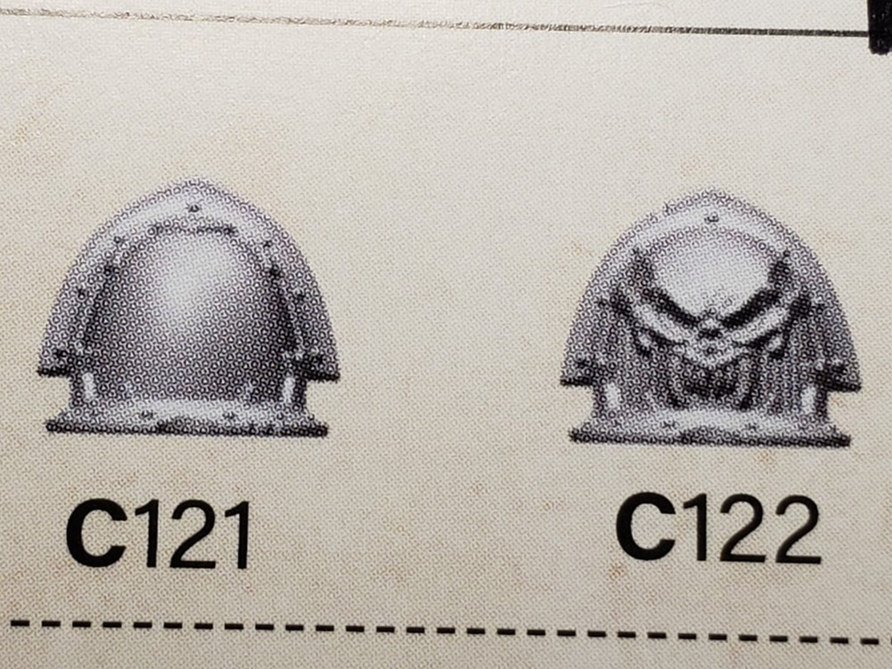 40k Chaos Space Marines Bits Murderwing Raptor Kill Team Shoulder Pads #121