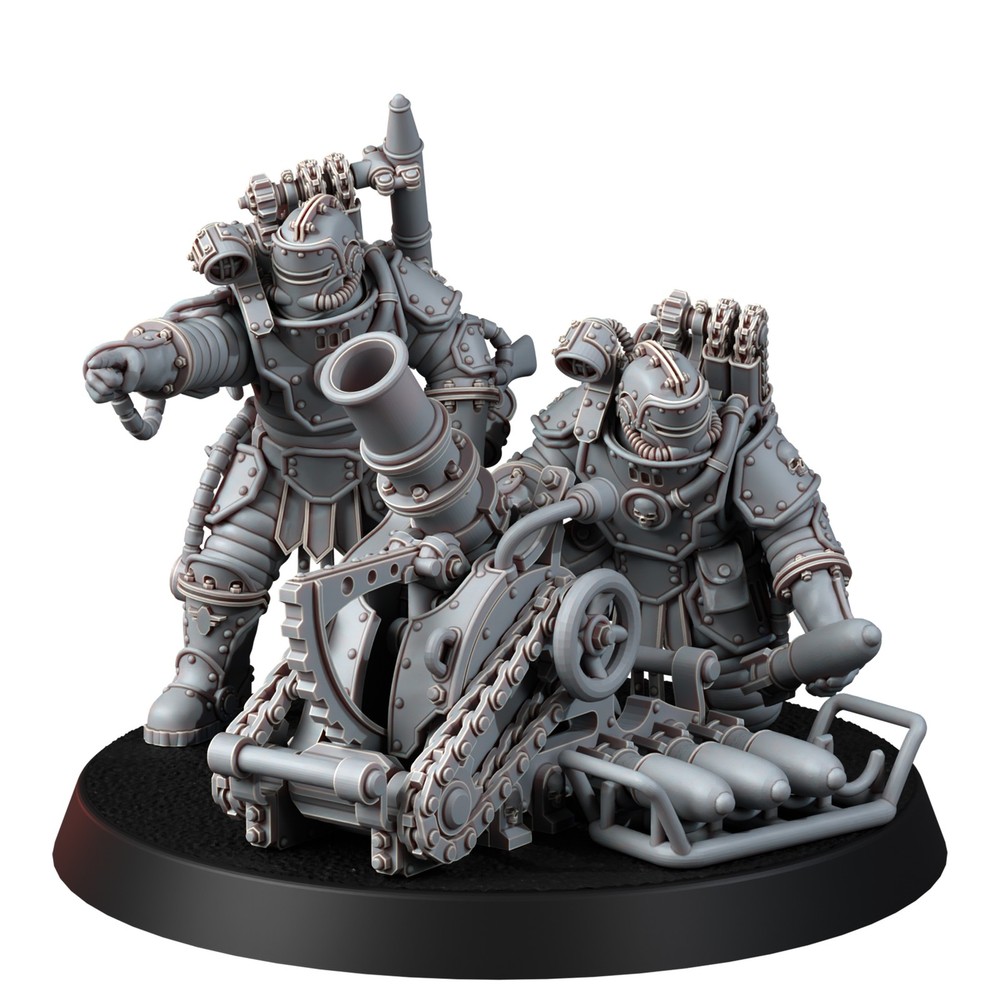 SOLAR GUARD HEAVY SUPPORT SQUAD WITH MORTAR (3U)