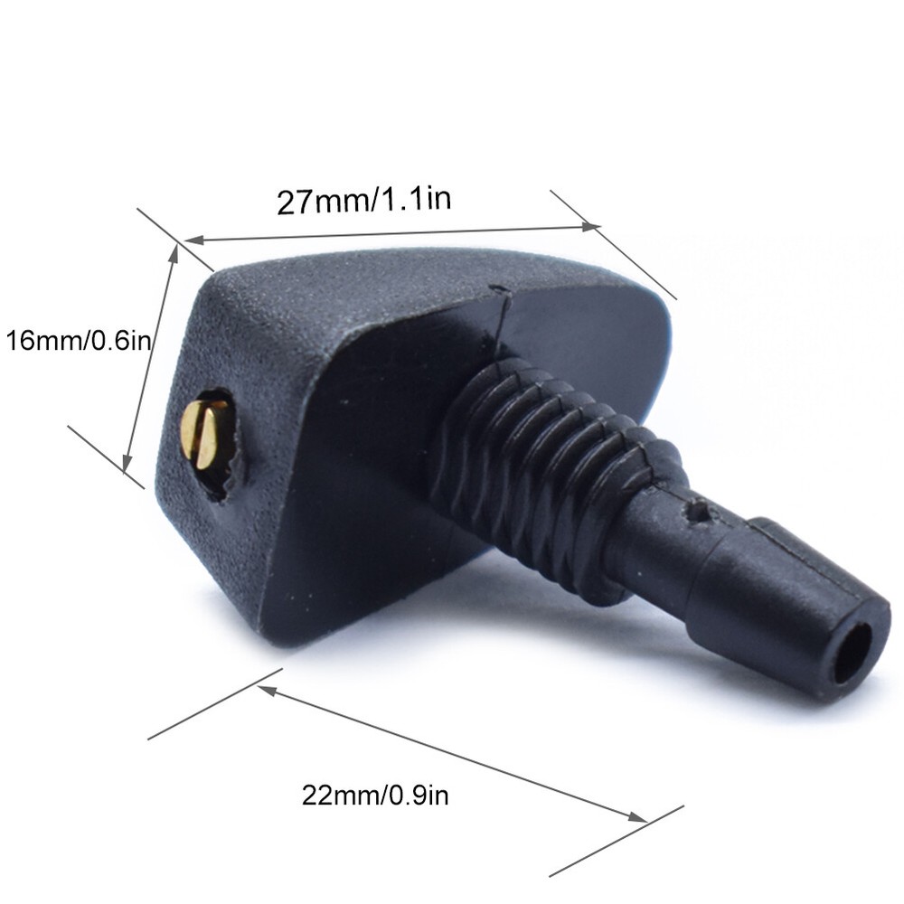 Car Front Windshield Wiper Nozzle Spray Washer Sprinkler Universal 2Pcs/Set