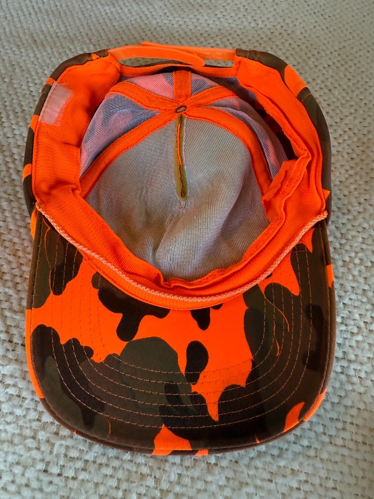 Orange Camouflage Cap