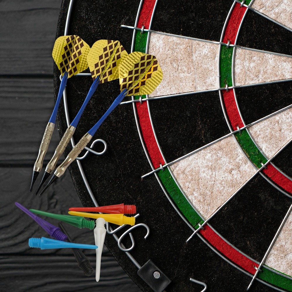 Plastic Dart Tips, 2BA Thread Soft Tip Dart Accessories 30 Pack & White