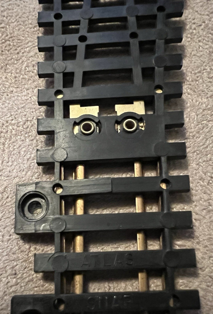 ATLAS HO Scale Brass Snap Switch 9" Left