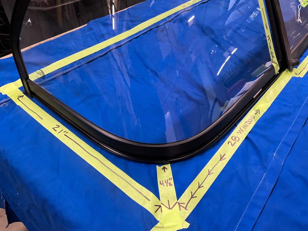 TRACKER/RANGER GLASS WALKTHROUGH BOAT WINSHIELD DEEP VEE MODELS