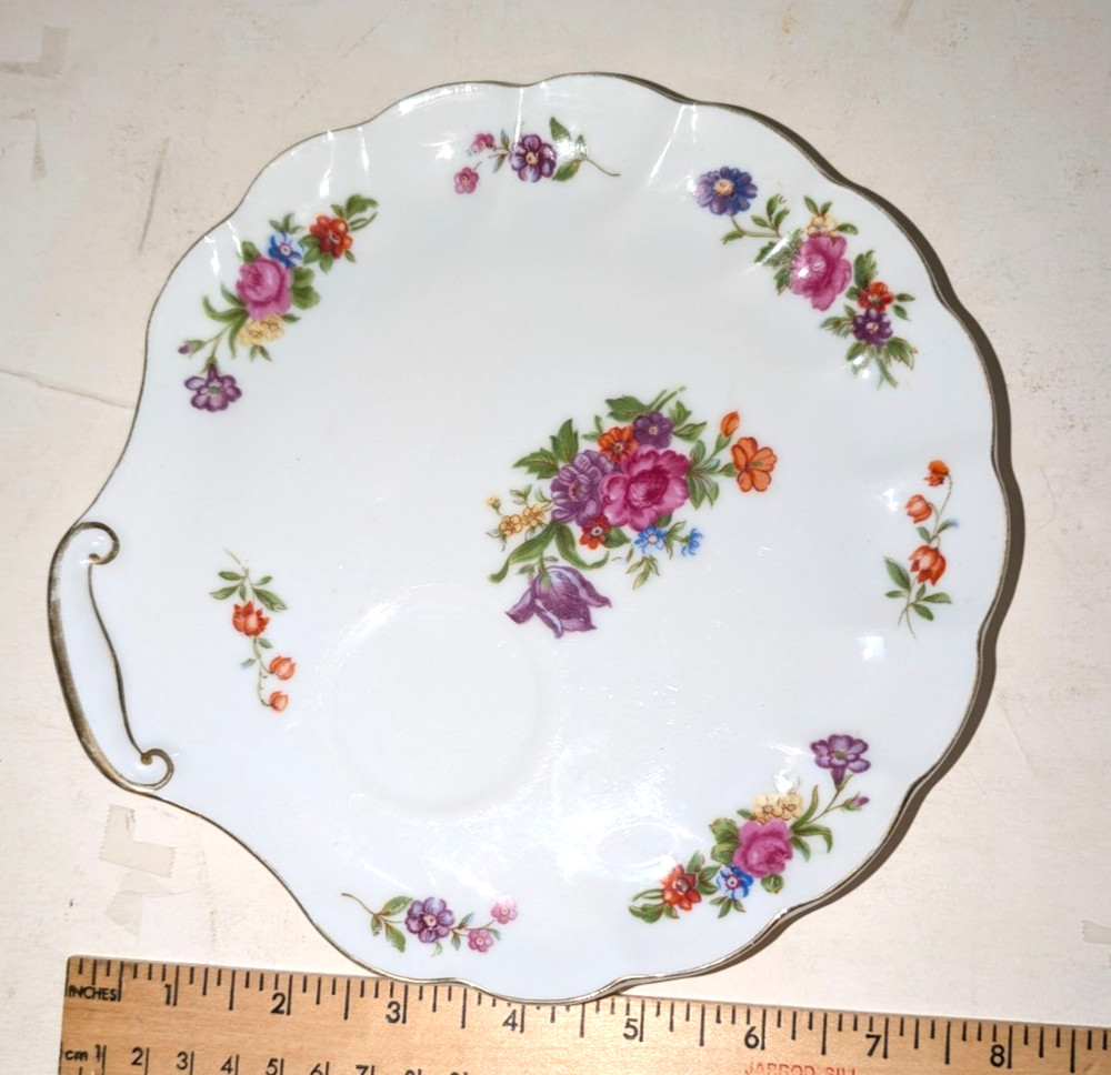Flowered Platter "Celebrate"