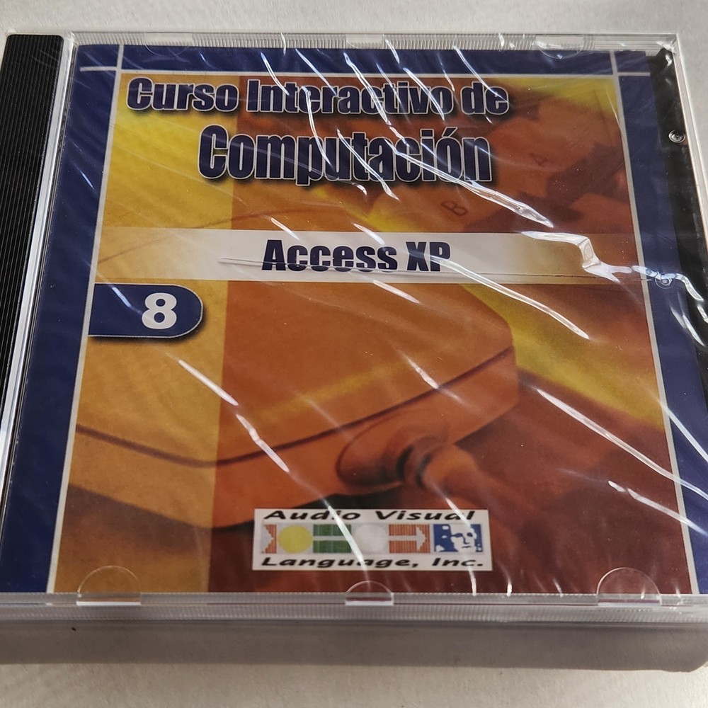 Sealed Curso Interactivo de Computacion #8 Access XP CD ROM CD-ROM