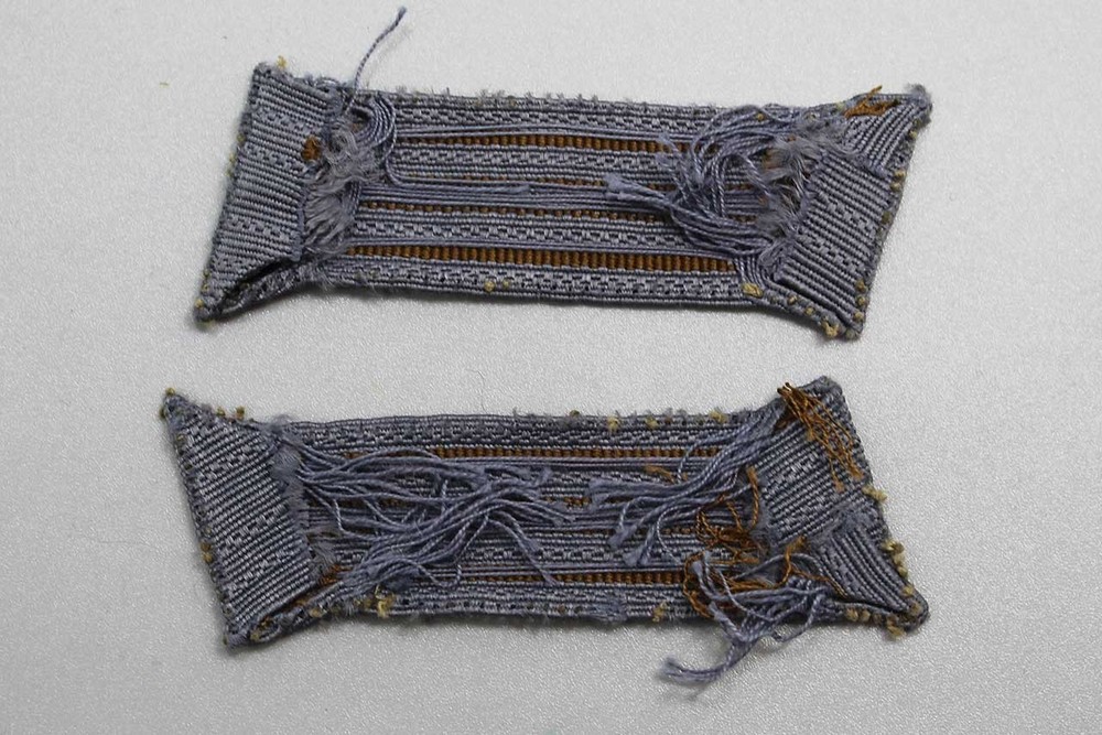 WW2 German Army Tropical Collar Tab Pair . EFL4849
