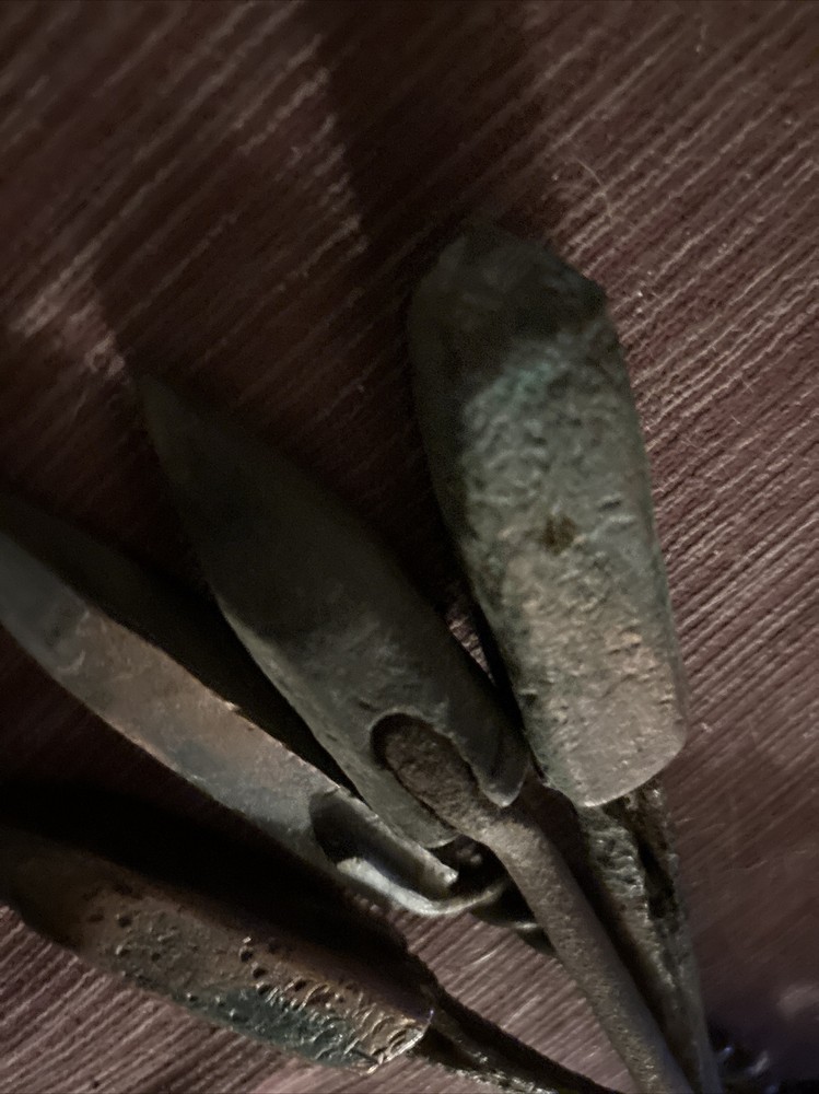 soldering irons Antique Blacksmith Forge. Primitive