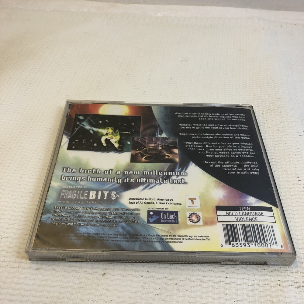 The Ward PC 2000 2 Disc Set CDROM On Deck Fragile Bits Take 2 Interactive XP 98