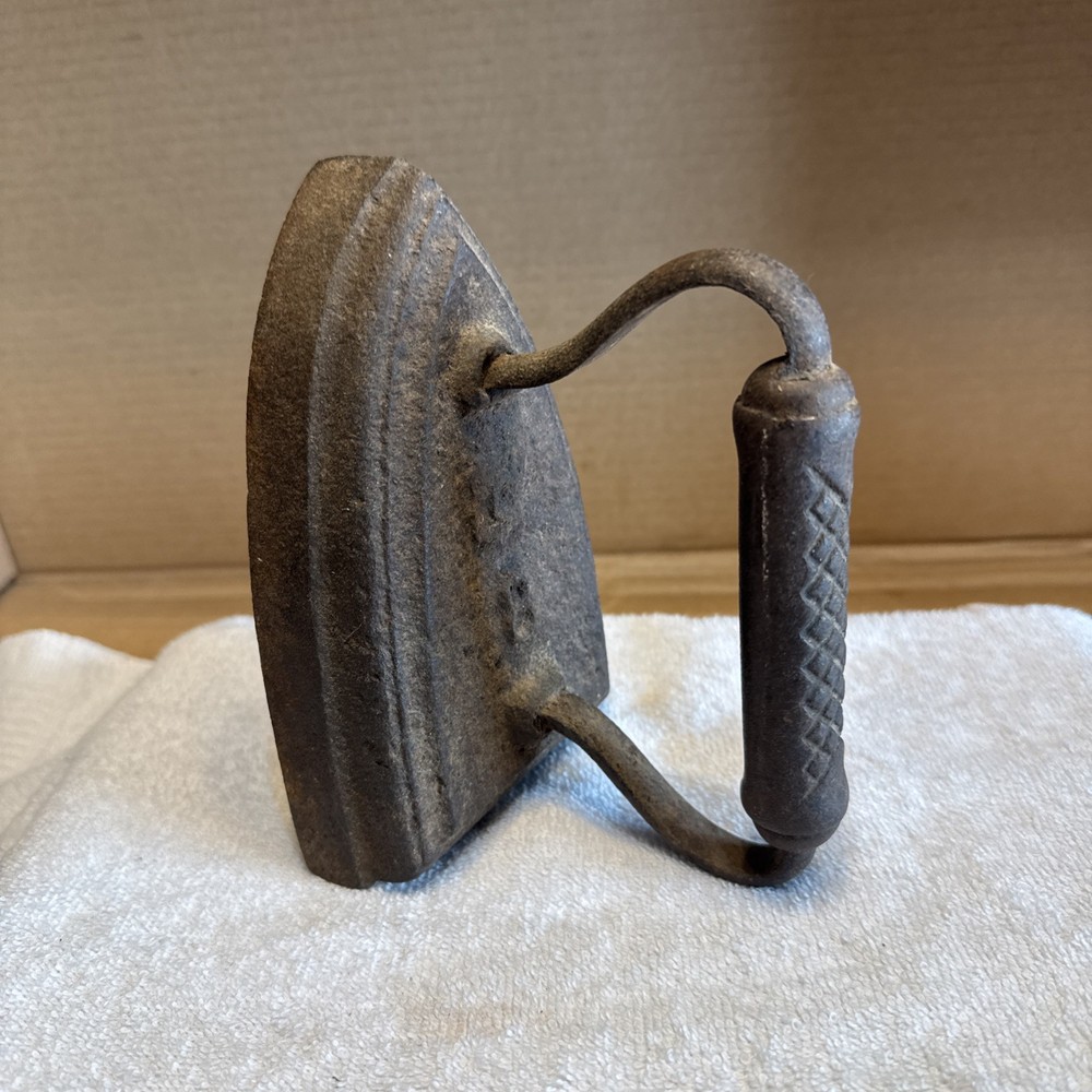 Antique Schreiber & Conchar Cast-Iron Heavy Flat Sad Iron