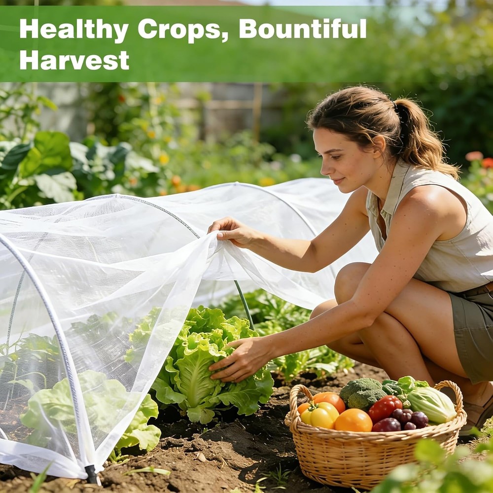 Versatile 10 X 50FT Garden Mesh Netting - Ideal for Fruit & Vegetable Protection