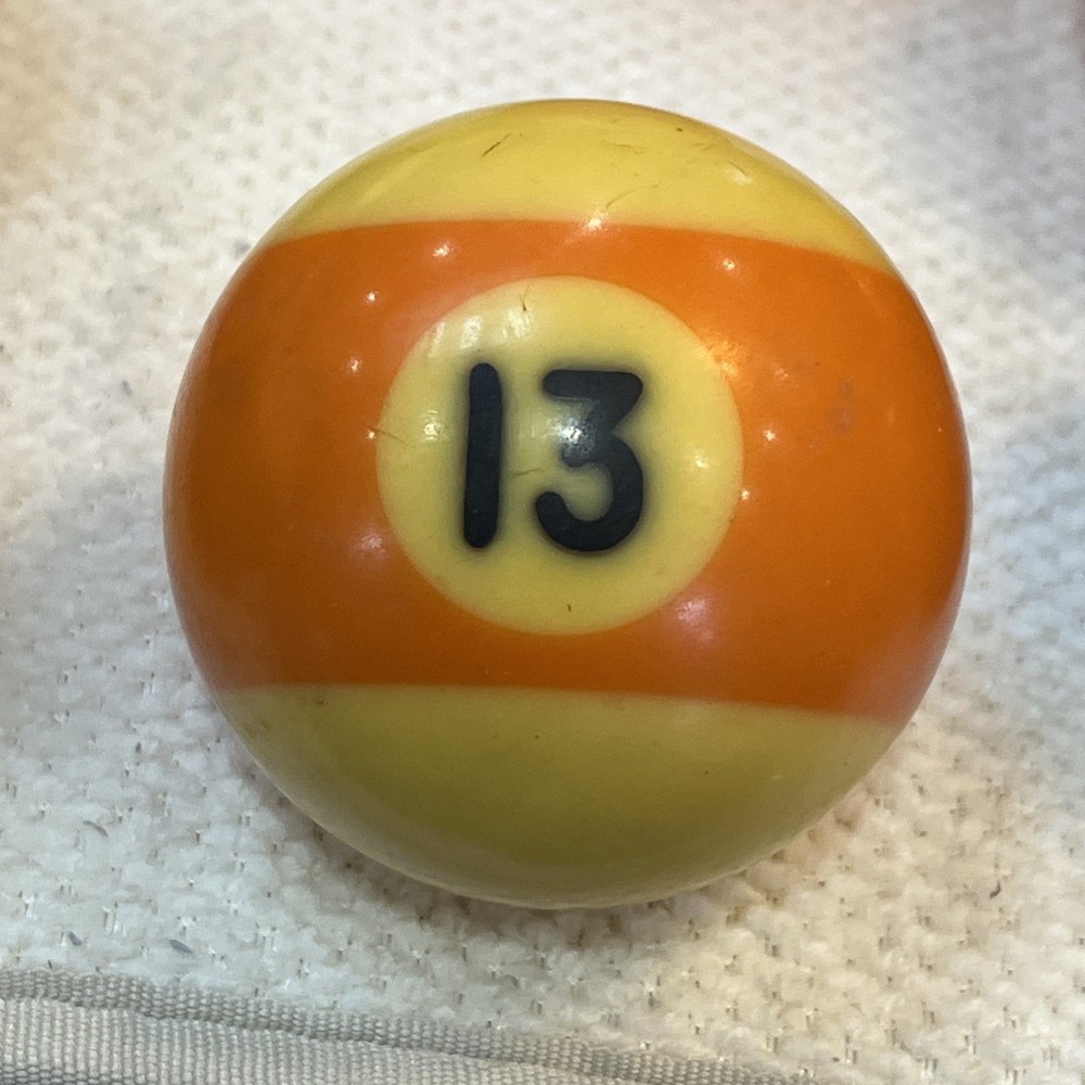 #13   2-1/4" Replacement Pool Ball  Orange
