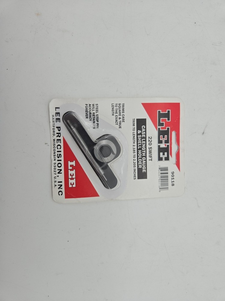 Lee Case Length Gauge & Shell Holder 220 Swift