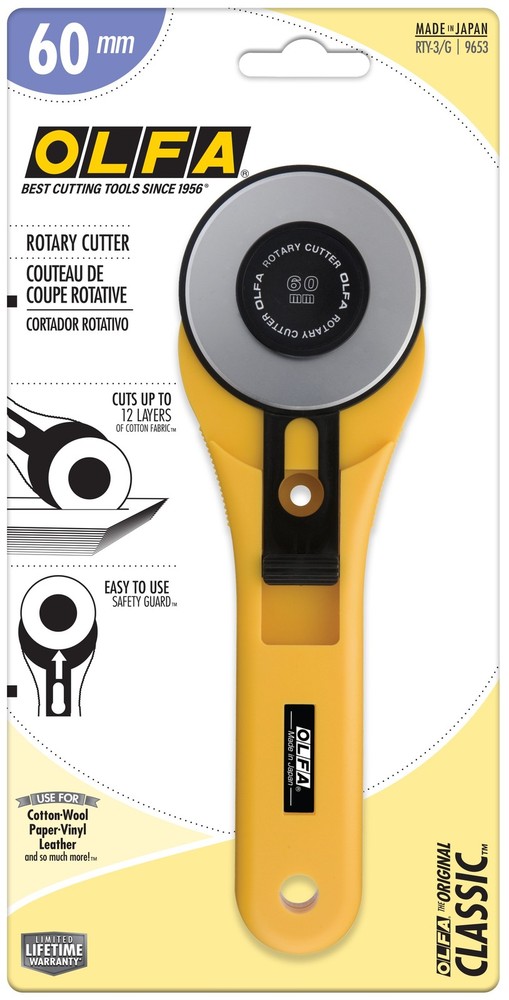 Olfa RTY3 Standard Rotary Cutter-60mm