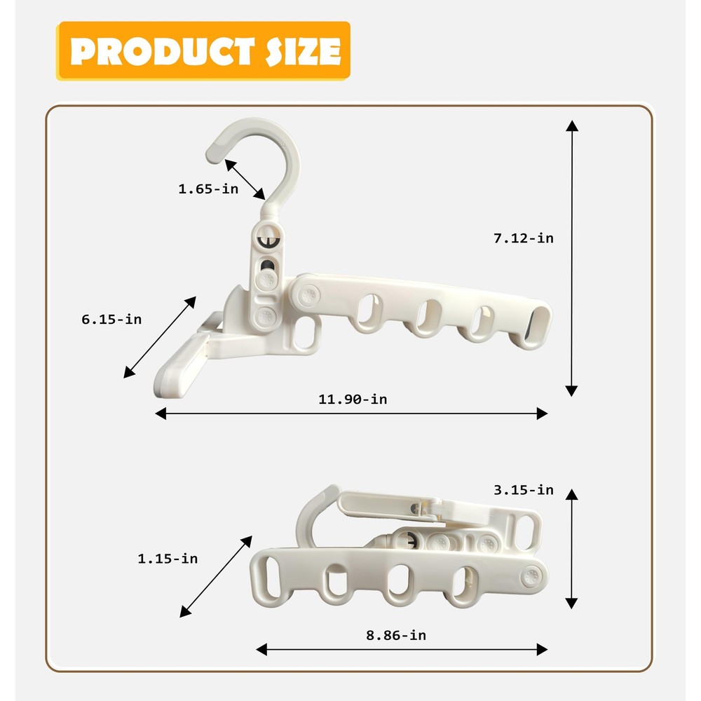 ,Over The Door Hooks Hanger,Foldable Portable Folding Hangers,Hanging Rack,Cl...