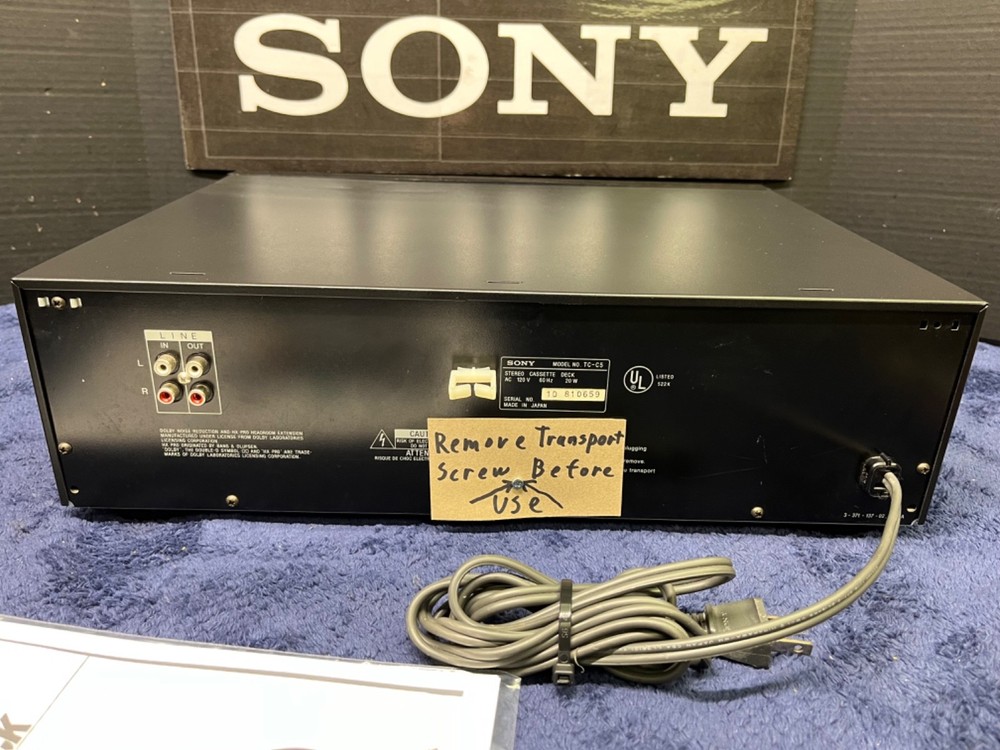 _-SERVICED & GUARANTEED-_ Sony TC-C5 5 Cassette Changer Deck Carousel Player