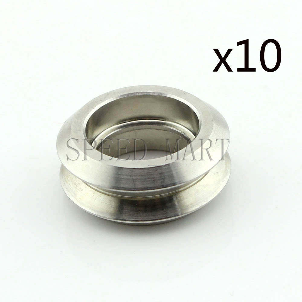 10x SS Dual V Groove Linear Extrusion Sheave 3D Printer RepRap CNC