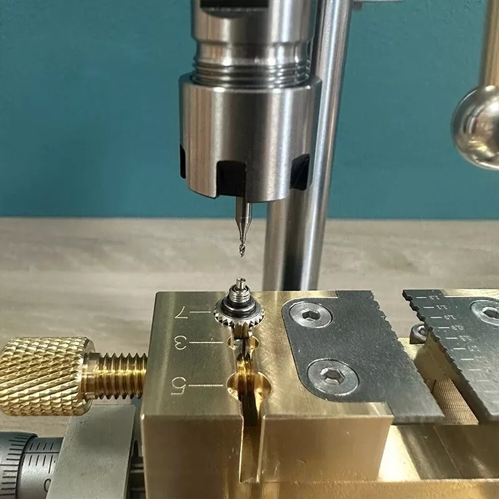 Watch Precision Bench Drill Crown Punch Remove Broken Screws Micro Holes Tool