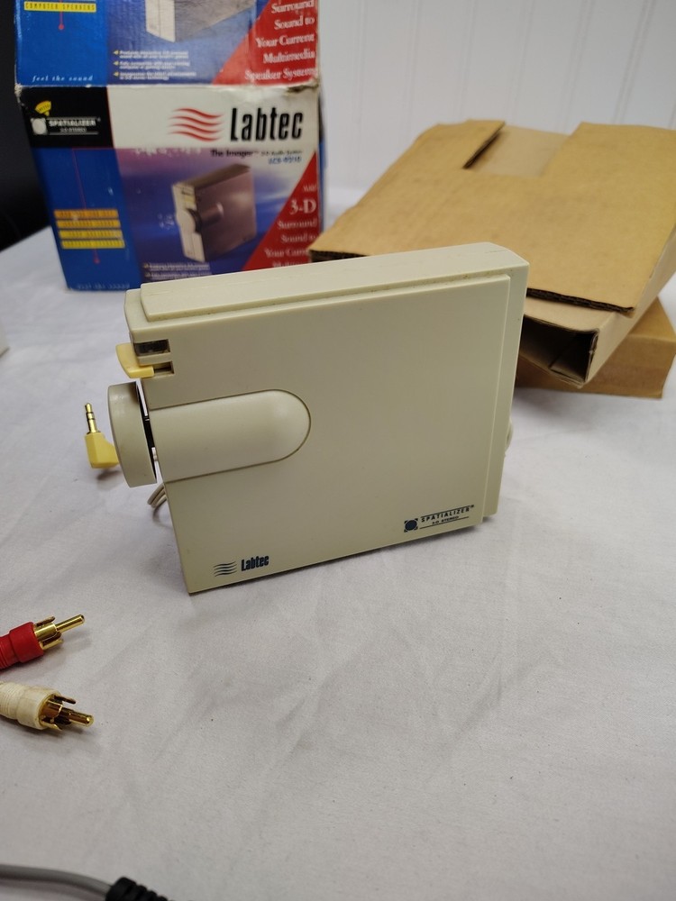 Labtec 3D Audio System LCS-9210 The Imager with Spatializer 3D Stereo Technology