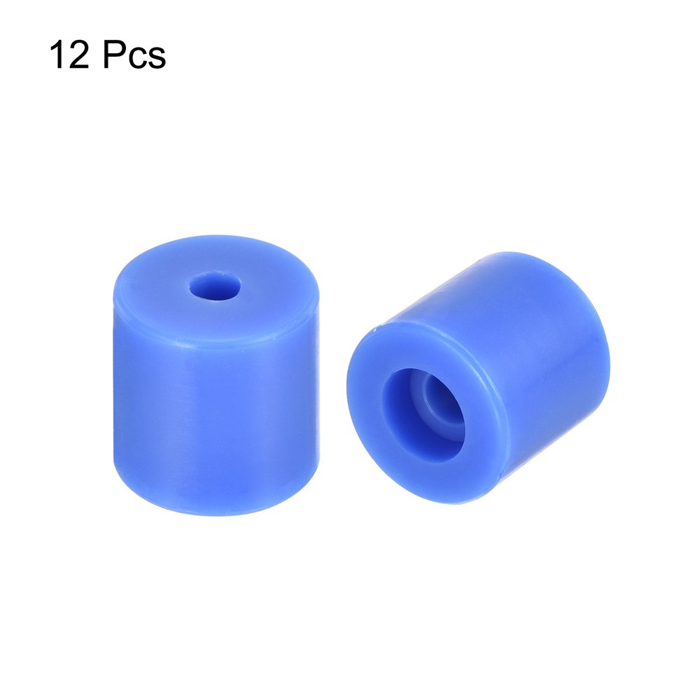 12Pcs Silicone Bed Mounts Leveling Column Silicone Buffer 16mm Blue