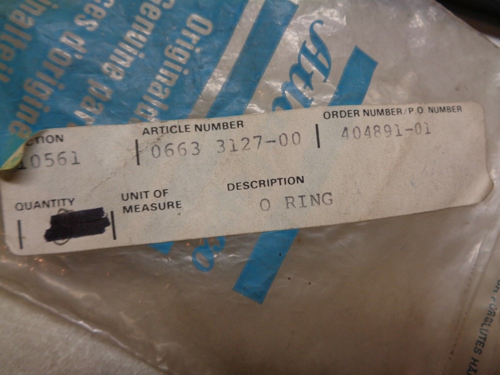 Atlas Copco O-Ring 0663312700