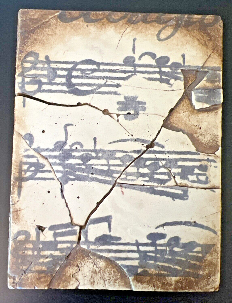 Sid Dickens Memory Block PQ-45 "Musical Notation" ~ 1996 Collection ~ Retired