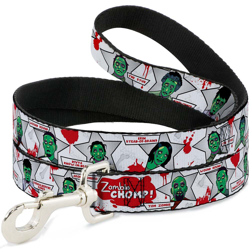 Dog Leash Zombie CHOMP! NARROW 0.5"