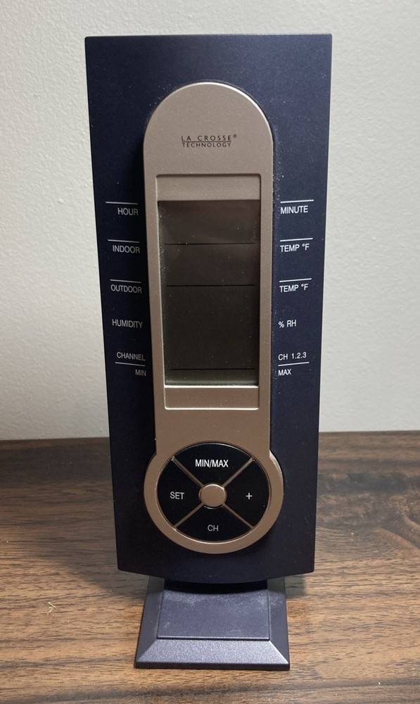La Crosse Technology WS-7212U Weather Display Remote (No Sensor) Power Tested