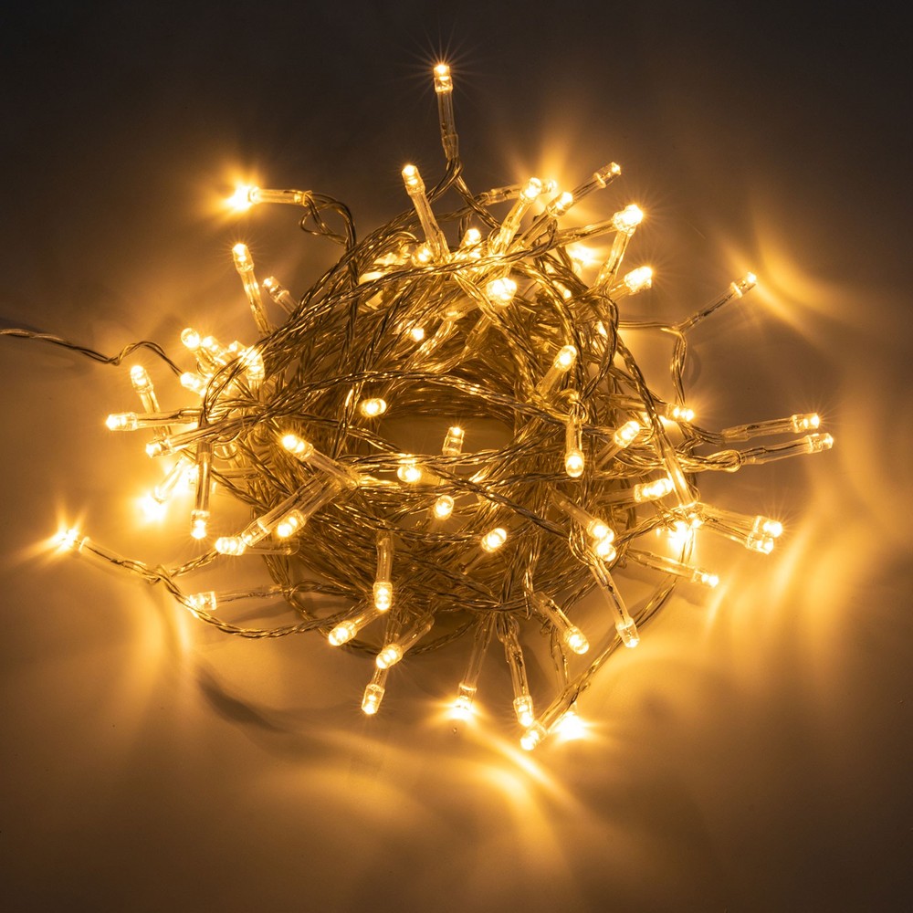 4W Warm Color 10m Decorative String Light with 80 LEDs & Controller