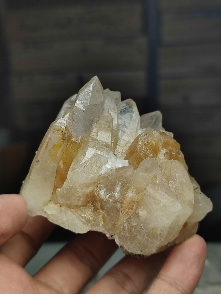 Lemurian Quartz  Crystal With Unique Growth & Nice Terminations-Pak.