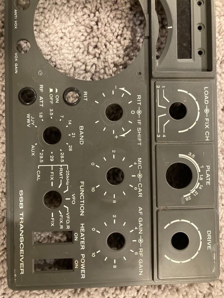 KENWOOD TS-820s FRONT PANEL