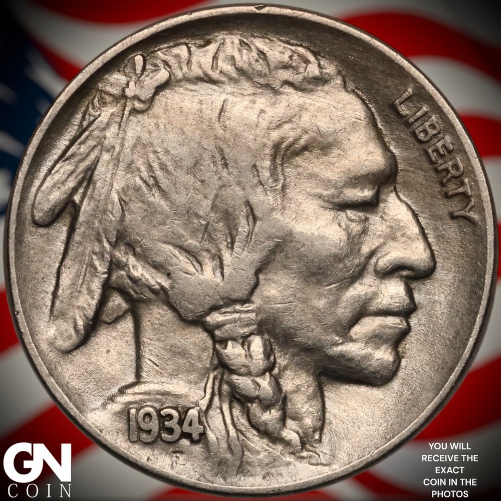 1934 P Buffalo Nickel B1921